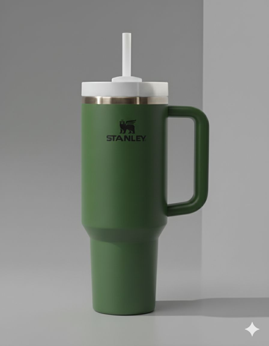 Original stanley tumbler cups,“Stanley Tumbler Cup 1L – Insulated Stainless Steel Travel Mug, Hot & Cold Water Flask with Straw”
 stainless steel, 1.2 liters, double walled vacuum flask