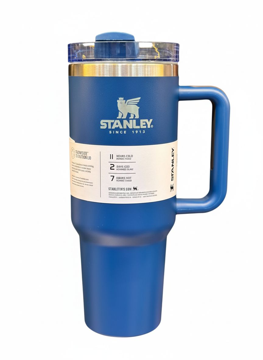 Stanley Quencher H2.0 Insulated Stainless Steel Tumbler Cup 40oz with Lid and Straw – stanely cups Reusable Hot & Cold Travel Mug