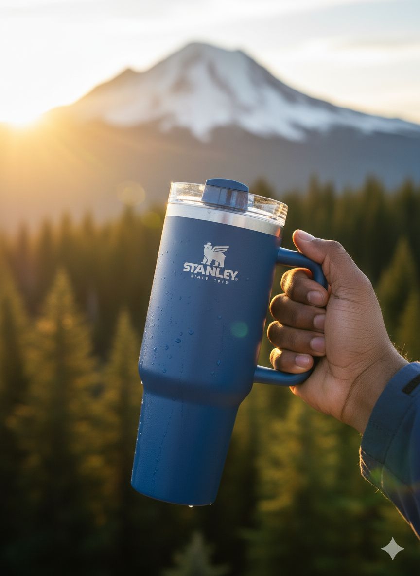Stanley Quencher H2.0 Insulated Stainless Steel Tumbler Cup 40oz with Lid and Straw – stanely cups Reusable Hot & Cold Travel Mug