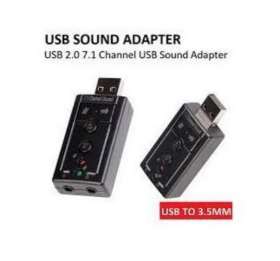 7.1 Channel Sound Card USB 2.0 Audio Adapter