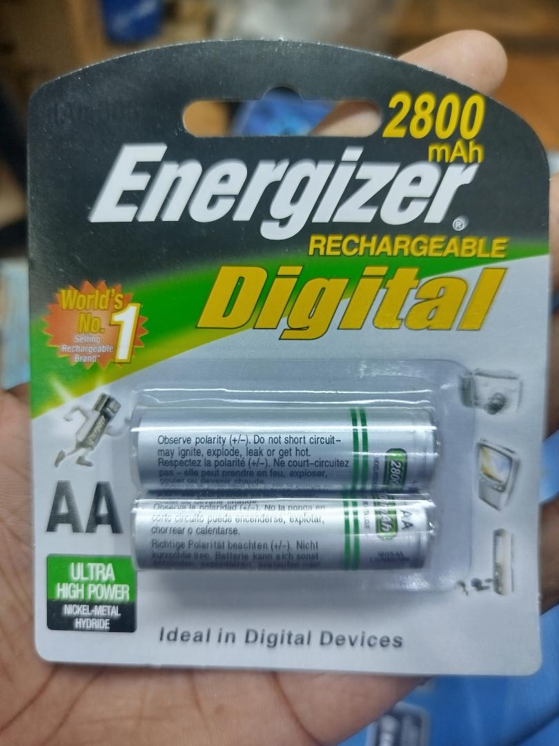 Energizer 2800mAh Rechargeable batteries AA type