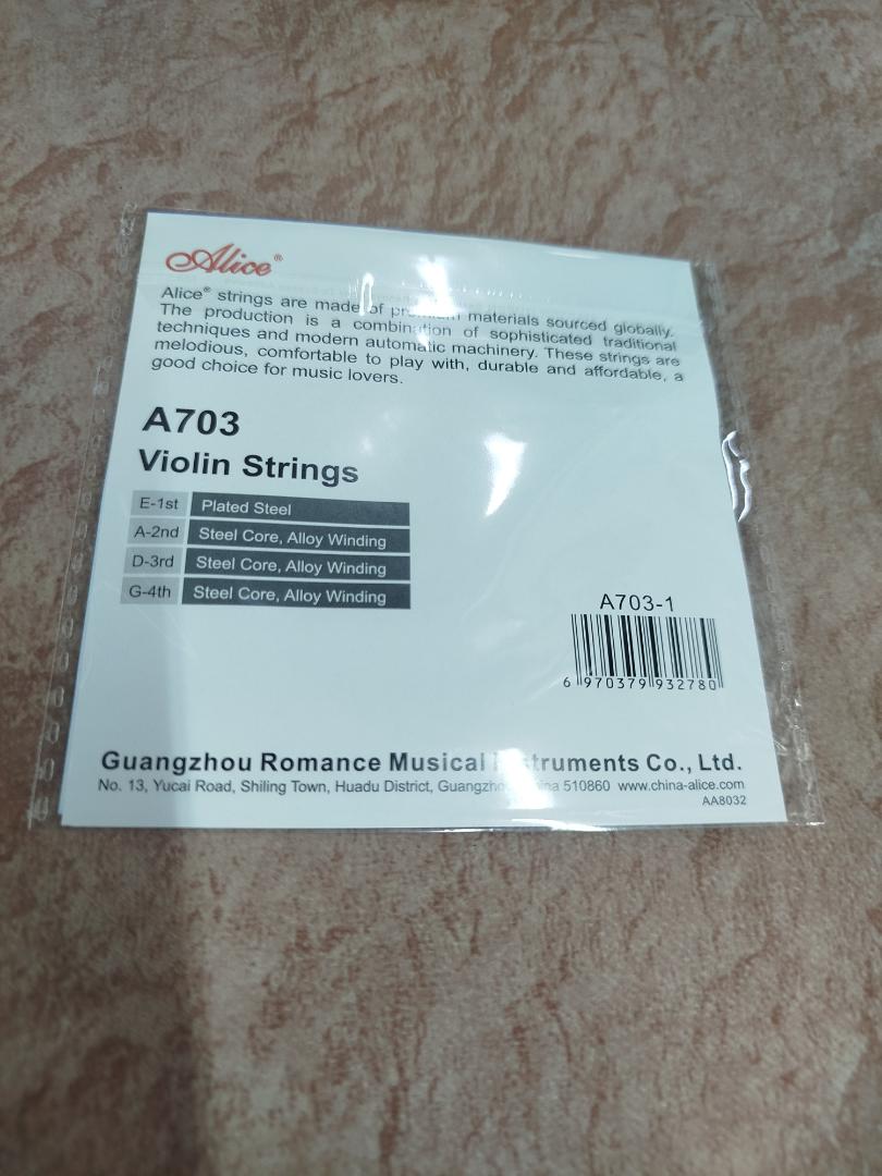 violin strings Alice No 1 & No 2 (one each)