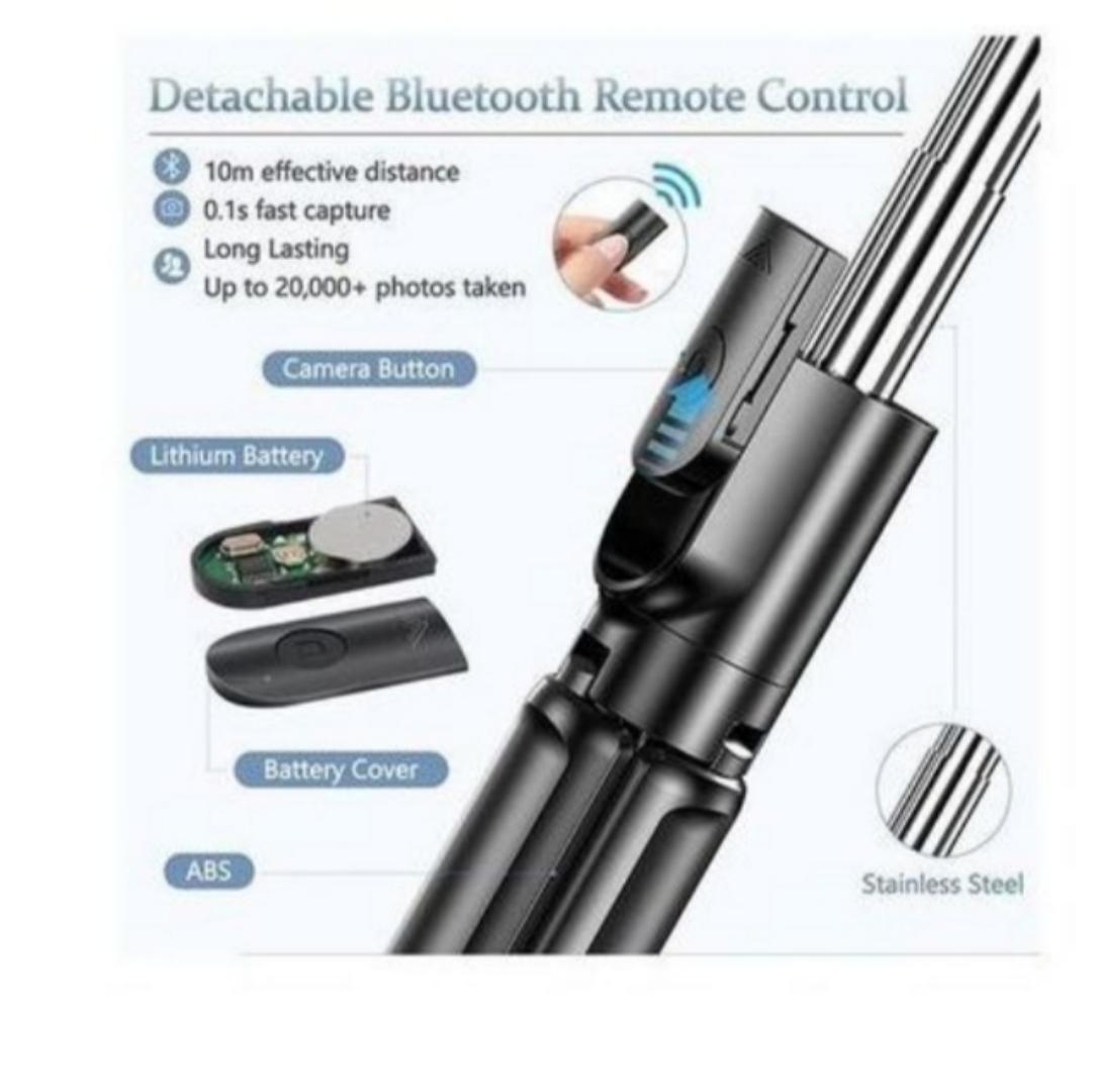 Selfie stick with led lights & Bluetooth shutter