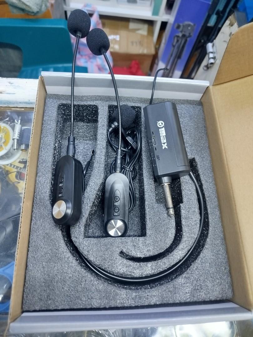 MAX SM-4.2 UHF wireless Headphones Microphones (3in1)