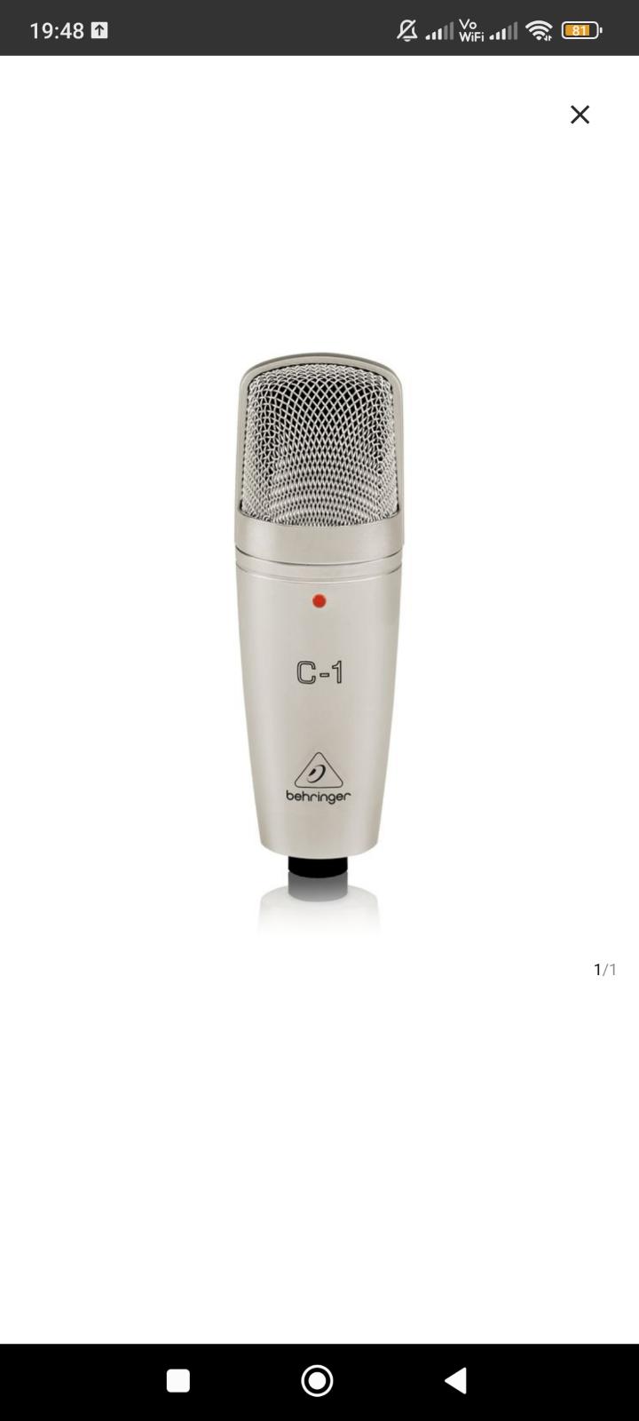 Behringer C1 Condenser microphone