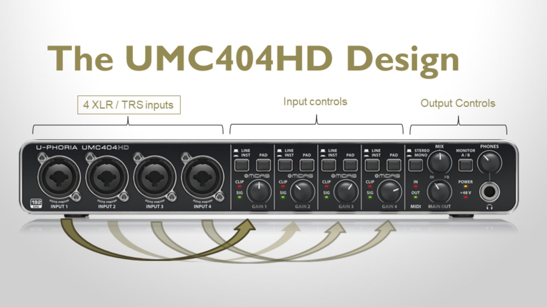 Behringer UMC404HD USB Audio Interface