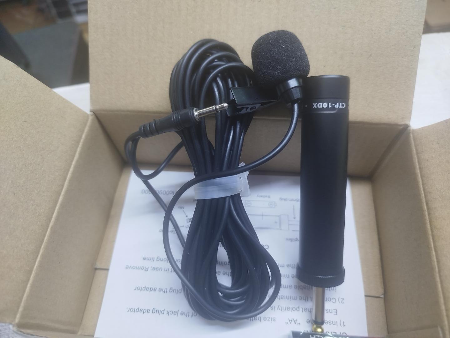 Ahuja CTP-10DX Lavalier Mic