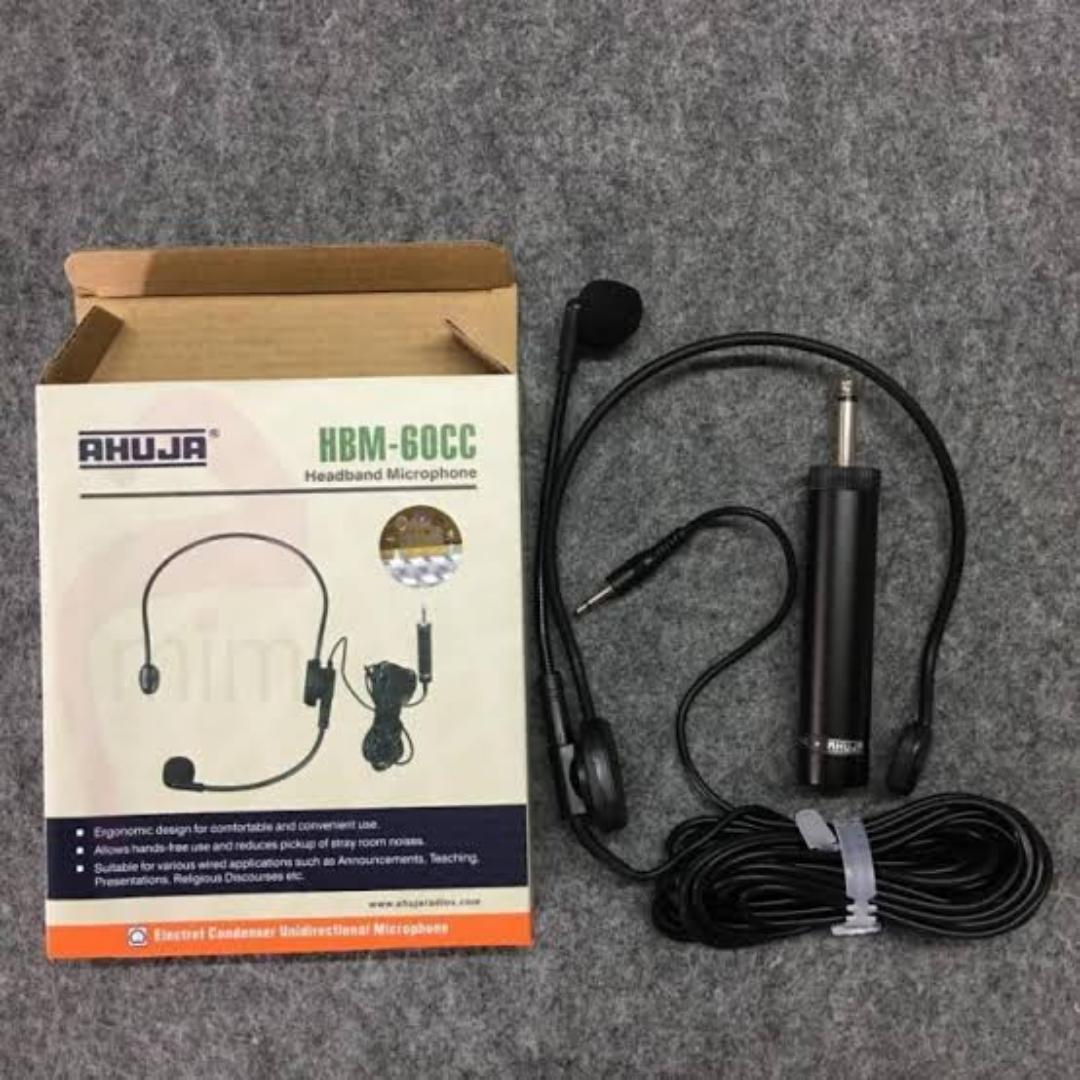 AHUJA Wired Head Microphones
