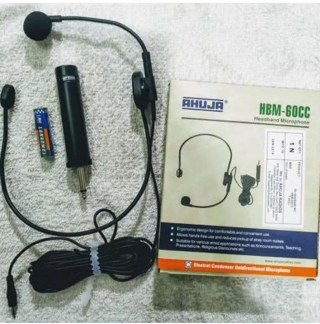 AHUJA Wired Head Microphones