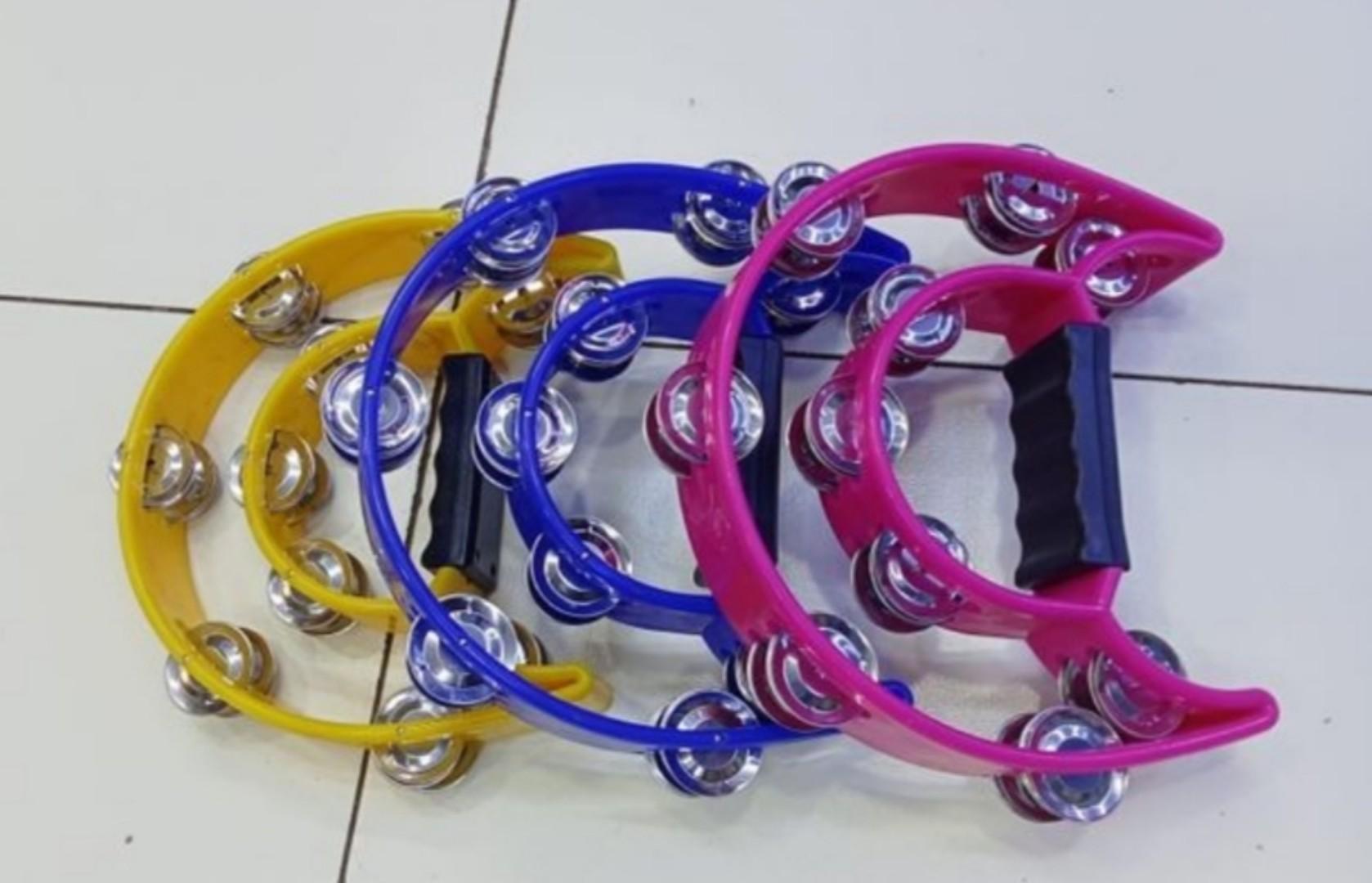 Classic Handheld Tambourine Half-Moon