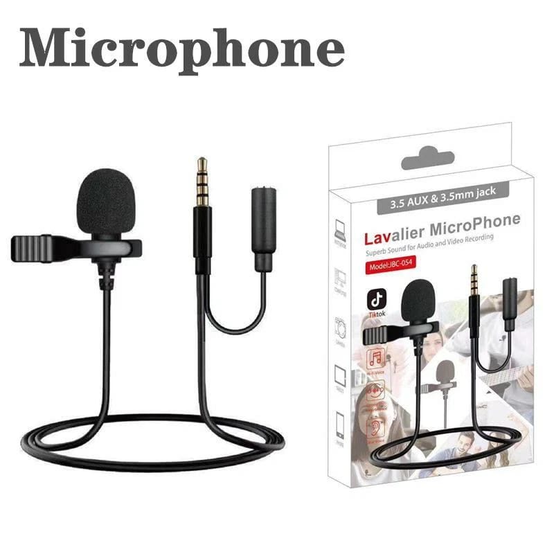 Lavalier 3.5MM GL142 Lavalier Microphone with Headphone playback interface