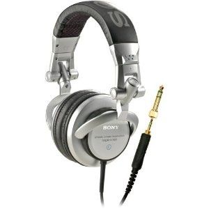 Sony MDR-V700 Over-Ear DJ Headphones Silver w/ 3.5mm Aux Tested Works!