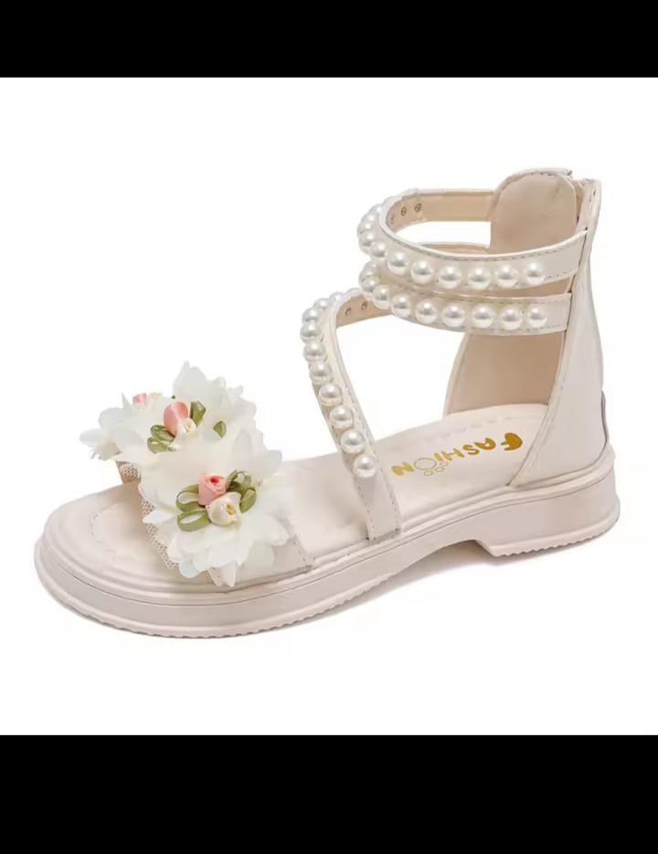 GIRLS/KIDS BEST QUALITY OPEN SHOES  BEAUTIFUL CLASSY CUTE LITTLE SHOES