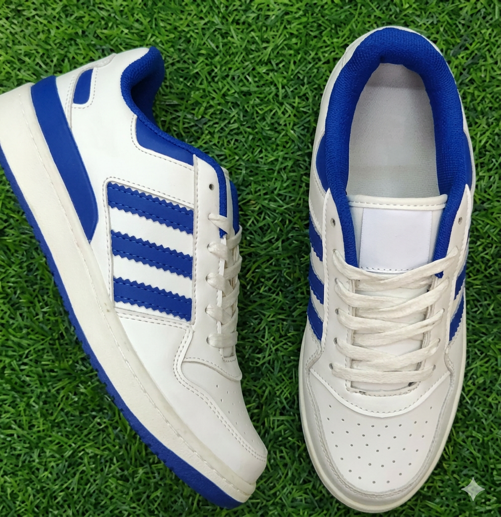 fashion male and female sneakers. comfortable day to day sneakers blue/pink/silver & yellow