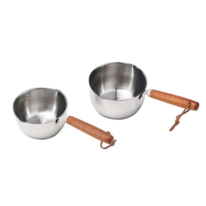 Stainless Steel Hot Oil Pot Milk Pan Stainless Steel Sauce Small Saucepan Cooking Boiling Butter Warmer Melting Kitchen Pan