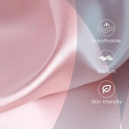 JuwenSilk silky stain pillowcase silky pillowcase natural silk pillowcase mulberry silk pillow case standard queen king