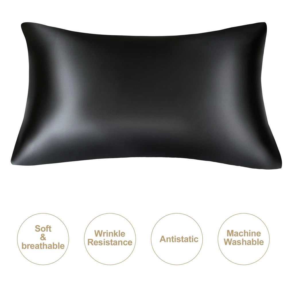 JuwenSilk silky stain pillowcase silky pillowcase natural silk pillowcase mulberry silk pillow case standard queen king