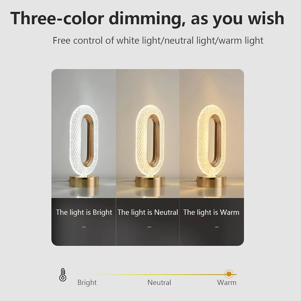 Crystal Oval Table Lamp Snowy Night Street Light DIY Led Simulation Handmade Night-Light Small Decorative Lights Convenient-Lamp