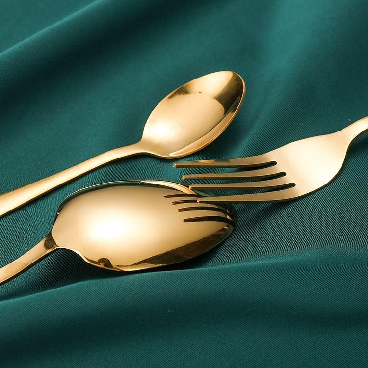 24pcs Tableware Set Gift Box Stainless Steel Western Steak Knife Fork Spoon Tableware Kitchen Tool Set For Household Commercial