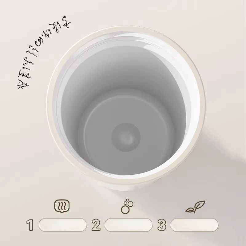 GIANXI 500ML Flower Pattern Coffee Cup Stainless Steel Coffee Thermo Bottle Household Cafe Cup For Coffee Coffeeware Teaware