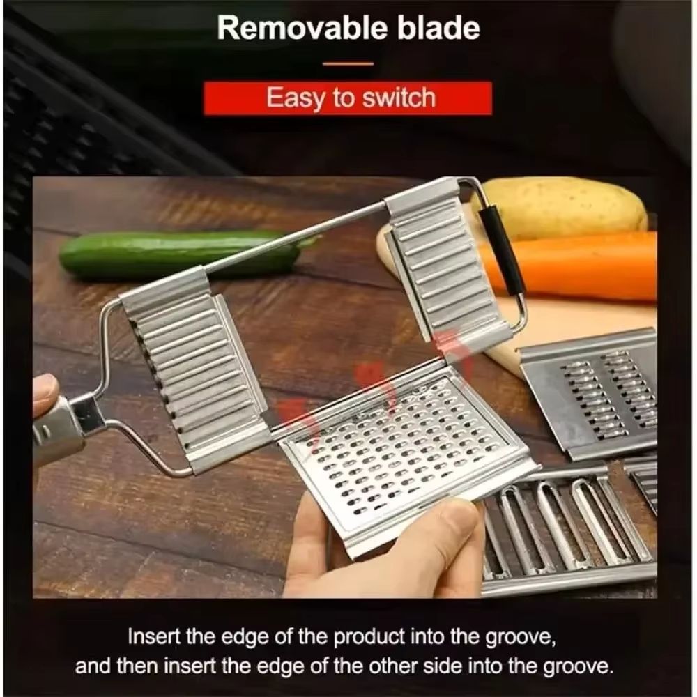 Multi-Purpose 4 in 1 Vegetable Slicer Grater Cutter Peeler for Fruits Potato Peeler Carrot Grater Vegetables Kitchen Accessories