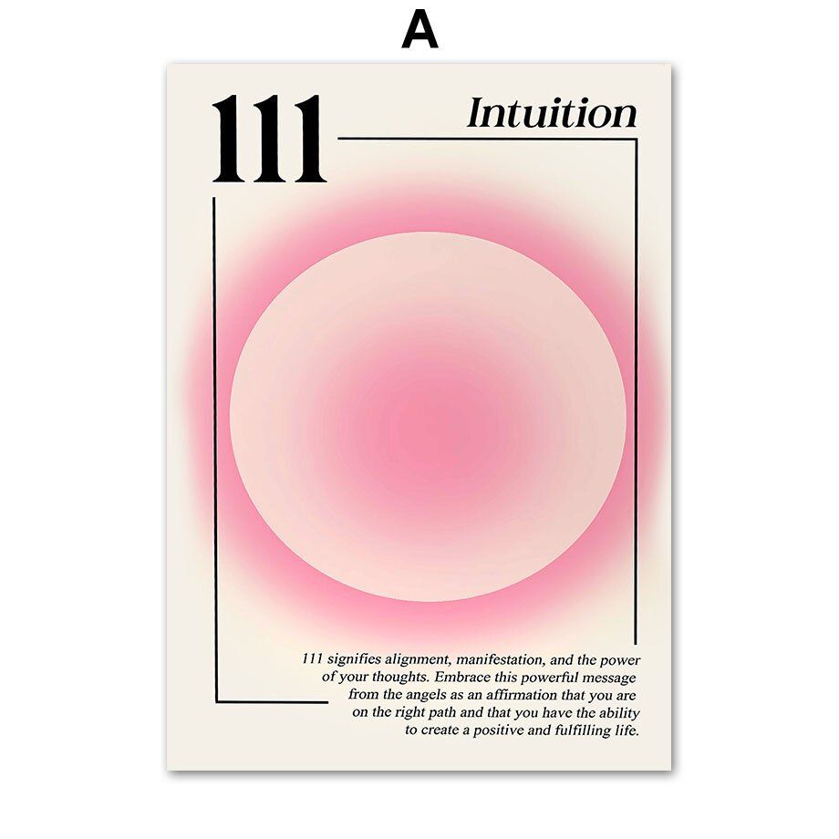 202408WYJ1559 Pink Flower Letter Posters Canvas Painting Modern Love Heart Round Shape Pictures Prints Wall Art for Living Room Decor Unframed