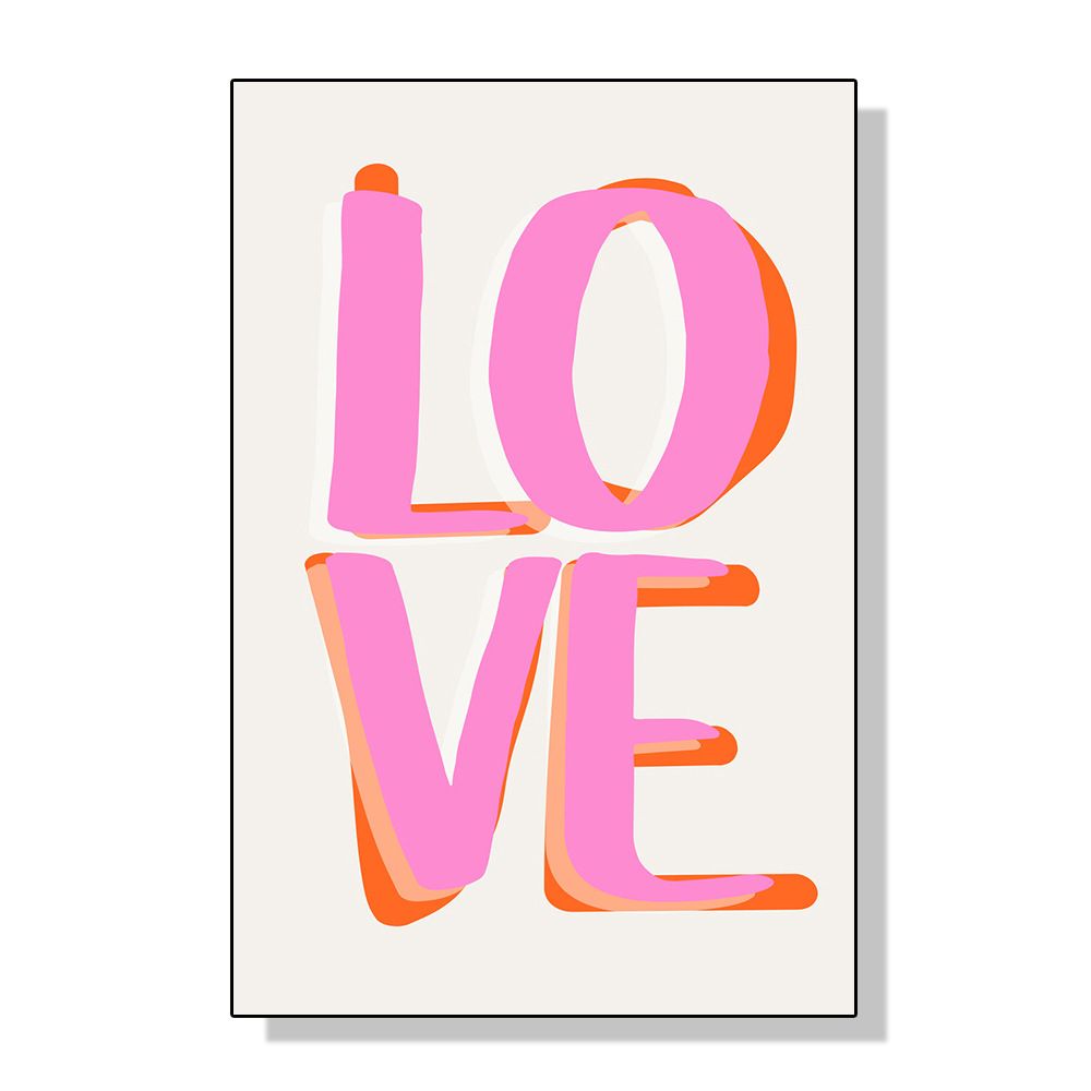 202502WYJ1833 Nordic Only Positive Vibes Girls Pink Inspirational Quote Posters Prints Canvas Painting Abstract Wall Art For Room Home decor