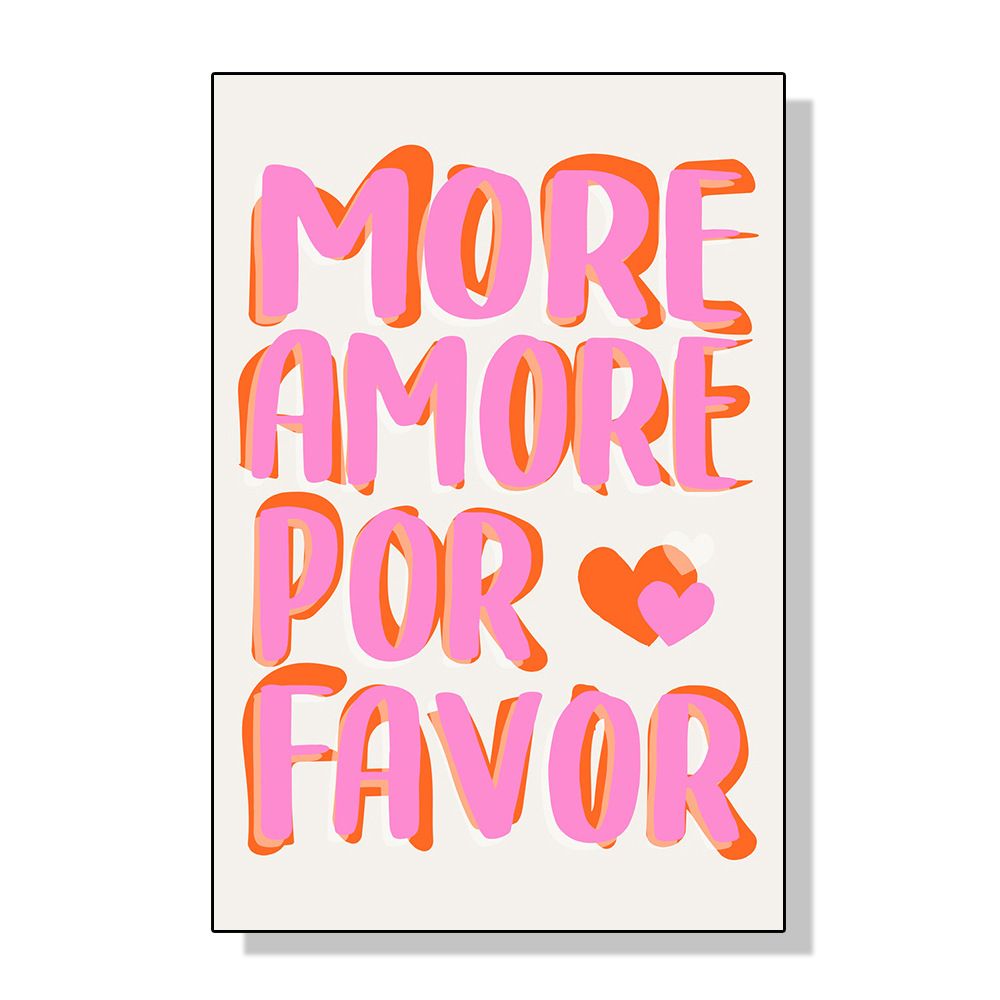 202502WYJ1833 Nordic Only Positive Vibes Girls Pink Inspirational Quote Posters Prints Canvas Painting Abstract Wall Art For Room Home decor