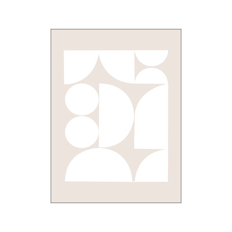 202212WYJ401 Bohemian Morandi Abstract Art Simplicity Geometry Unframed Canvas Painting Posters For Living Room Bedroom Home Wall Art Decor