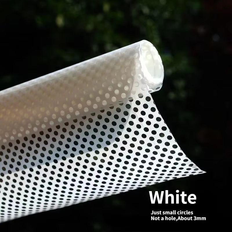 Self Adhesive Mesh Shading Film Glass Film Window Decoration Window Sticker Window Paper Shading Insulation Film Wall Stickers