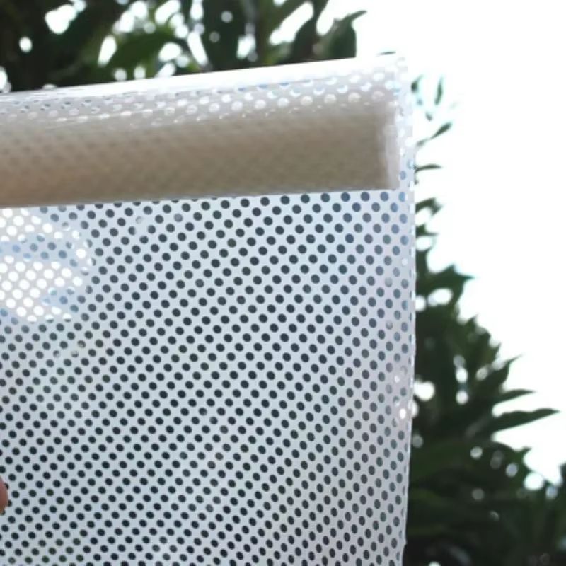 Self Adhesive Mesh Shading Film Glass Film Window Decoration Window Sticker Window Paper Shading Insulation Film Wall Stickers