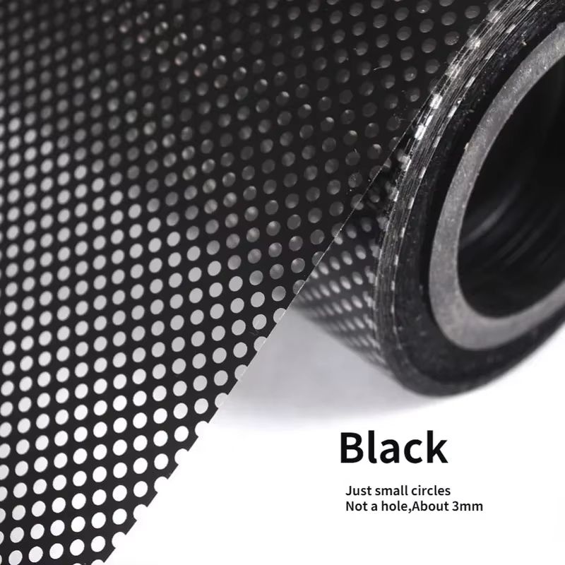 Self Adhesive Mesh Shading Film Glass Film Window Decoration Window Sticker Window Paper Shading Insulation Film Wall Stickers