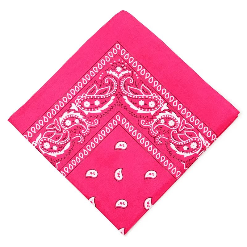 Unisex Men Women Bandana Hairband Cowboy Mens Biker Sports Headwear Wrist Hairwrap Paisley Head Wrap Square Scarf