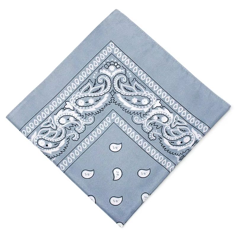 Unisex Men Women Bandana Hairband Cowboy Mens Biker Sports Headwear Wrist Hairwrap Paisley Head Wrap Square Scarf