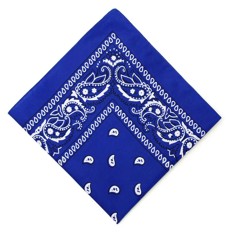 Unisex Men Women Bandana Hairband Cowboy Mens Biker Sports Headwear Wrist Hairwrap Paisley Head Wrap Square Scarf