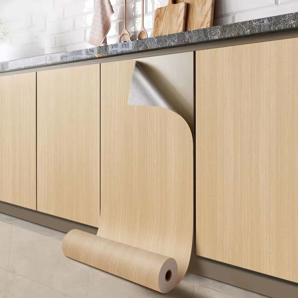 40cm wood grain waterproof self-adhesive sticker suitable for kitchen countertops cabinets tables wall renovation contact paper