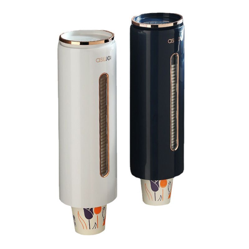 Dispenser Automatically Drop Cup Remover Wall Mounted Disposable Paper Cups Dispenser Plastic Cup Holder Cups Container