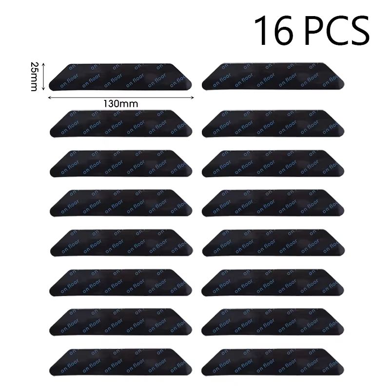 8/16 Pcs Rug Tape, Non Slip Rug Pads Grippers for Hardwood Floors and Tiles, Reusable Carpet Tape for Area Rugs, Double-Sided Adhesive Rug Stickers Keep Corners Flat