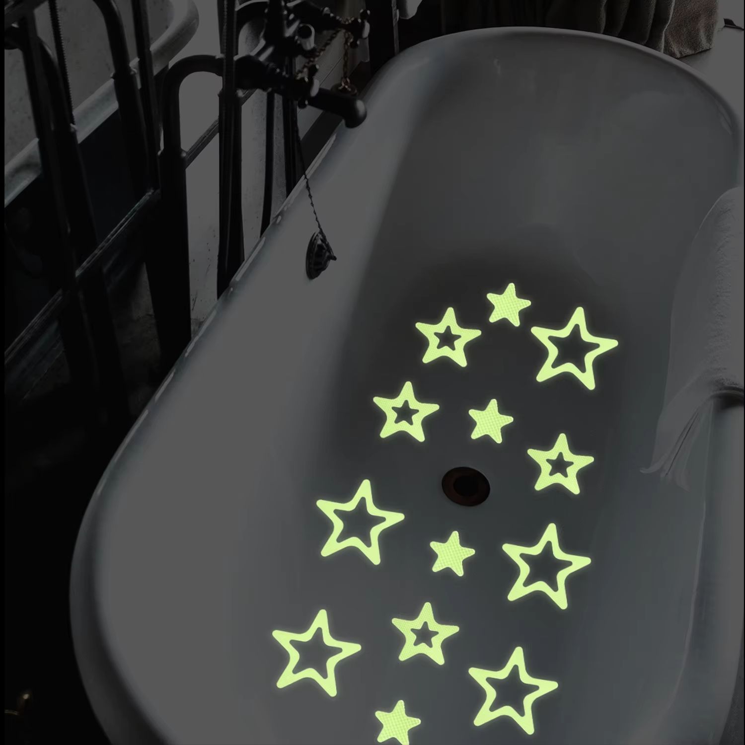 30 pieces Fluorescence Anti-skid Tape For Children's floor, Stairs, Steps, Bathroom Anti-skid Strip Bathtub Non-slip Sticker