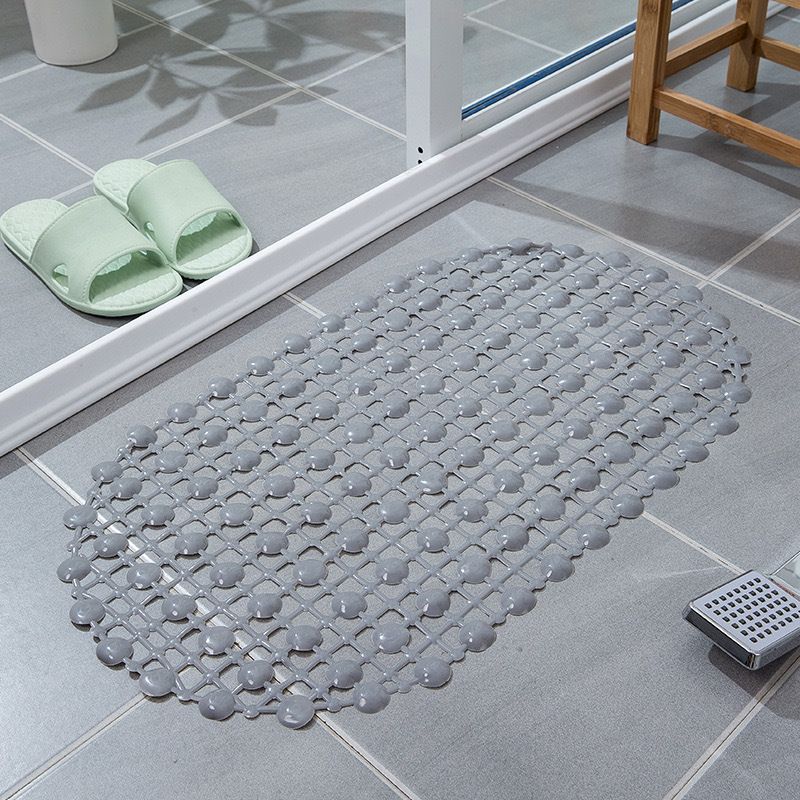1pc PVC Anti-skid Bath Mats Rectangle Soft Shower Bathroom Massage Mat Suction Cup Non-slip Bath Carpet Large Size