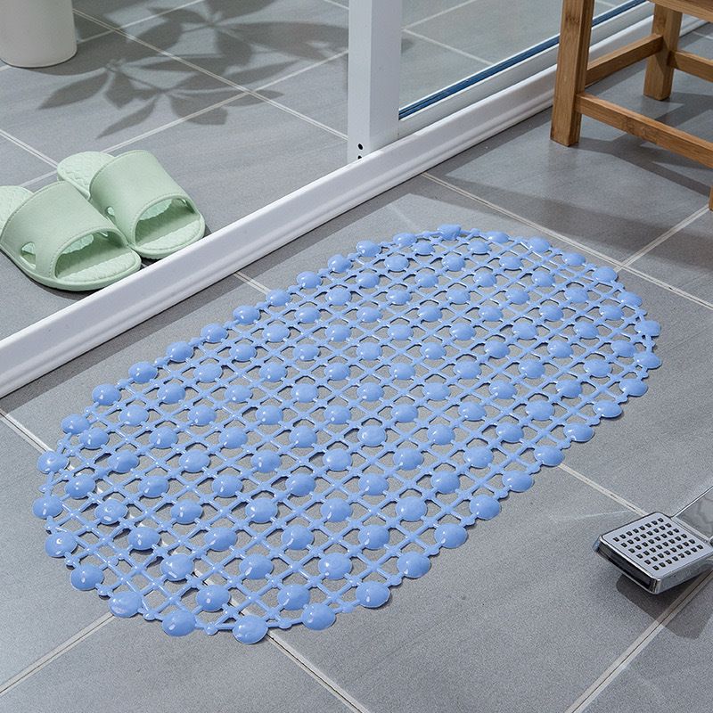 1pc PVC Anti-skid Bath Mats Rectangle Soft Shower Bathroom Massage Mat Suction Cup Non-slip Bath Carpet Large Size