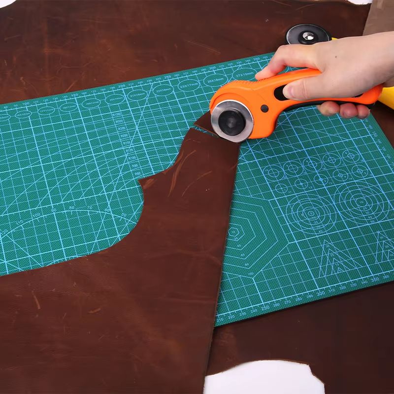 A3/A4/A5 Leather Cutting Mat Self-Healing Rotary Knife Cutting Process Pad Green Soft Leathercraft Cutting Board