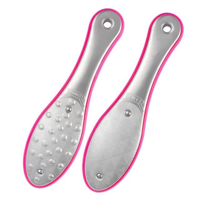 Double Sided Foot File Pedicure Foot Care Tools Dead Skin Callus Remover Stainless Steel Professional