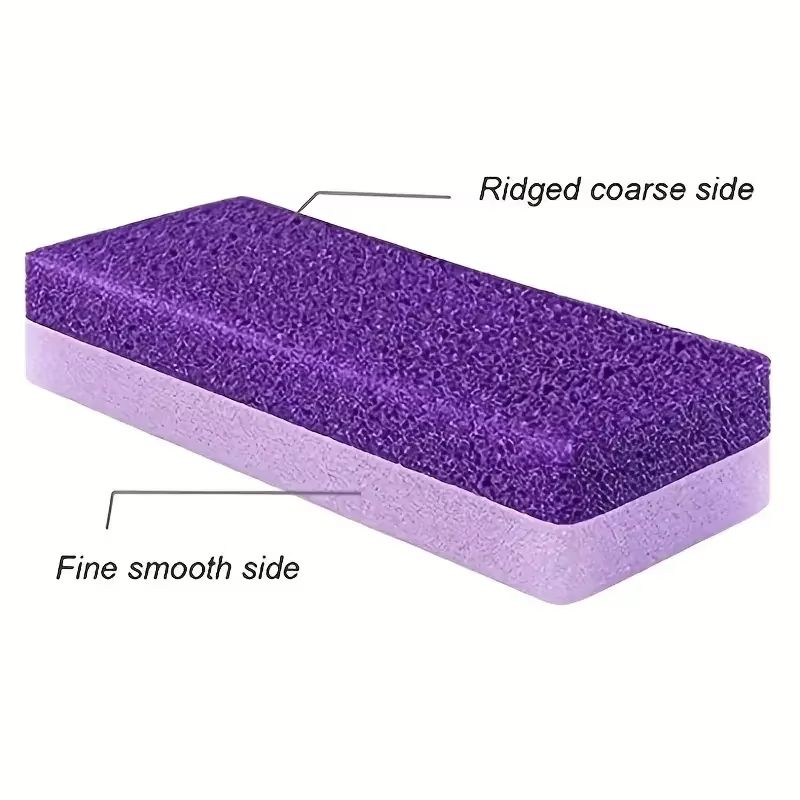 2PCS Foot Pumice Stone Foot File Callus Dead Skin Remover Foot Heel Scrubber Smooth Feet In Seconds Pedicure Exfoliator Tool