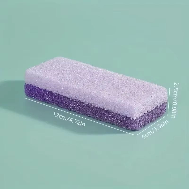 2PCS Foot Pumice Stone Foot File Callus Dead Skin Remover Foot Heel Scrubber Smooth Feet In Seconds Pedicure Exfoliator Tool