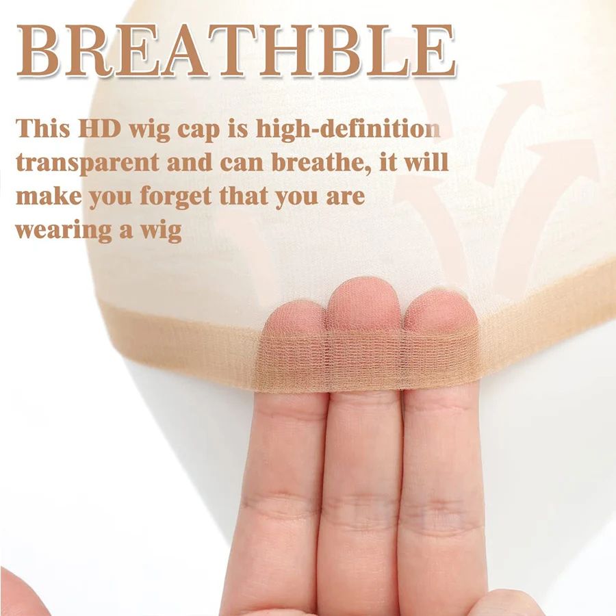 10/20/30/100PCS HD Wig Caps for Women,Stocking Caps for Wig,Thin Invisible Wig Caps for Women,Stocking Caps Wig Cap HD Caps for Wig