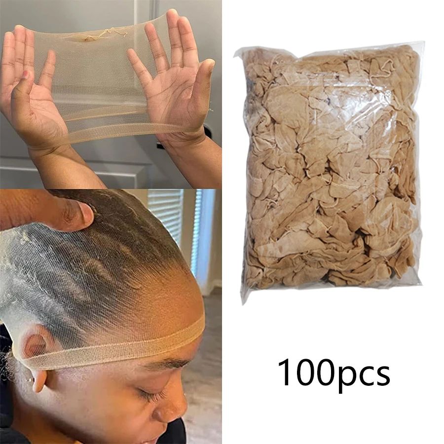 10/20/30/100PCS HD Wig Caps for Women,Stocking Caps for Wig,Thin Invisible Wig Caps for Women,Stocking Caps Wig Cap HD Caps for Wig