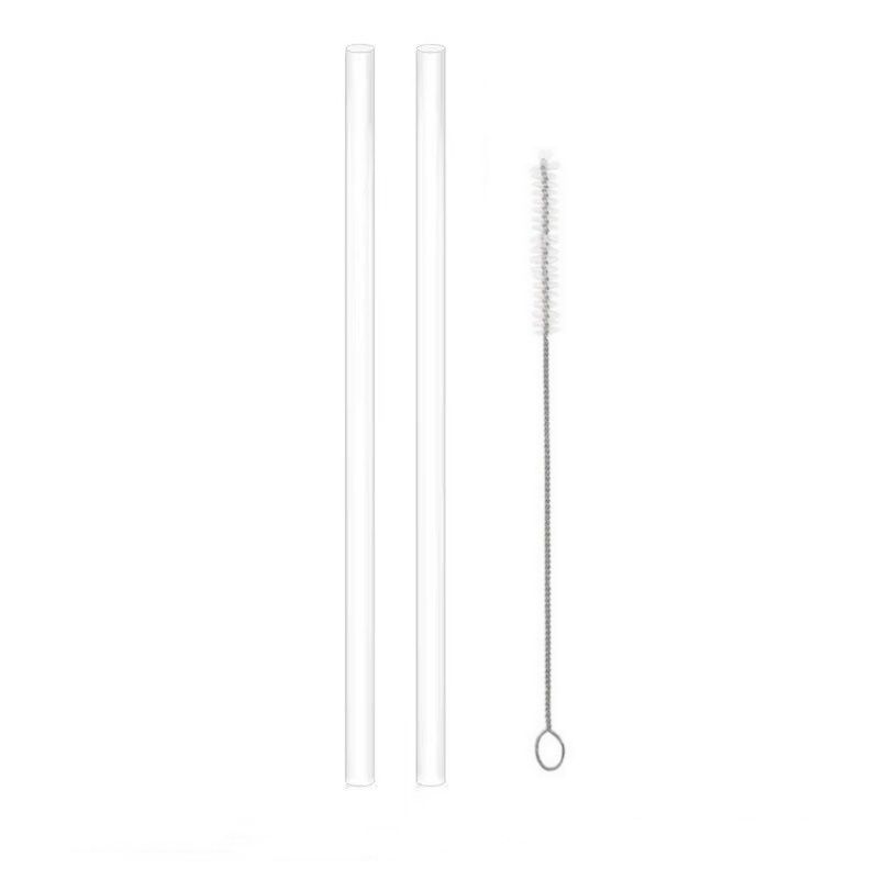 Replacement Straws for Stanley 40oz Adventure Quencher Travel Tumbler, Reusable Plastic Straws with Cleaning Brush