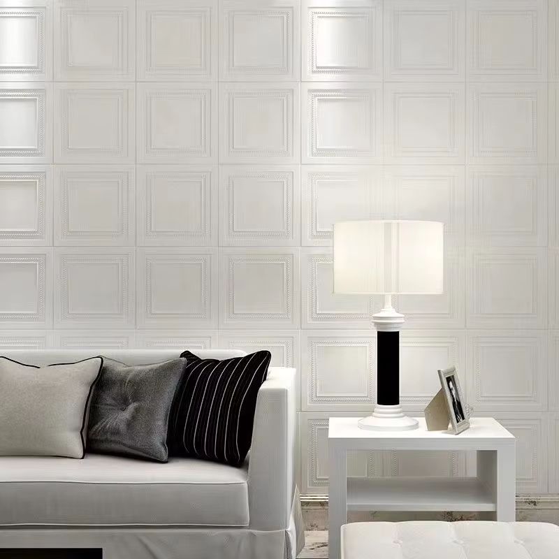 3D Waterproof Wall Stickers Peel and Stick Wallpaper Self Adhesive 35cm*35cm Wallpapers Home Decor Sheet Paper Moisture-proof