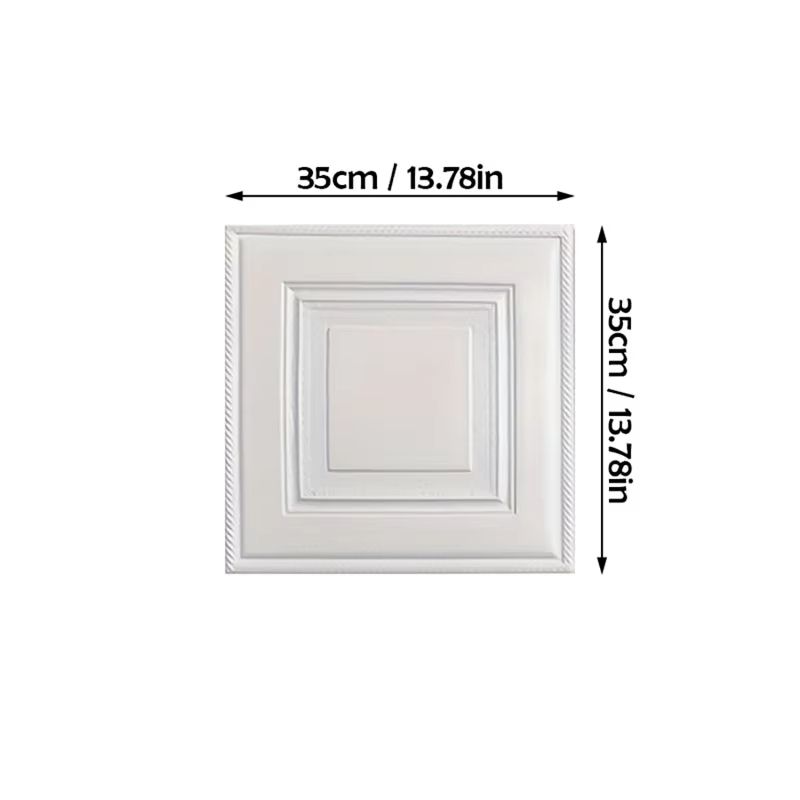 3D Waterproof Wall Stickers Peel and Stick Wallpaper Self Adhesive 35cm*35cm Wallpapers Home Decor Sheet Paper Moisture-proof